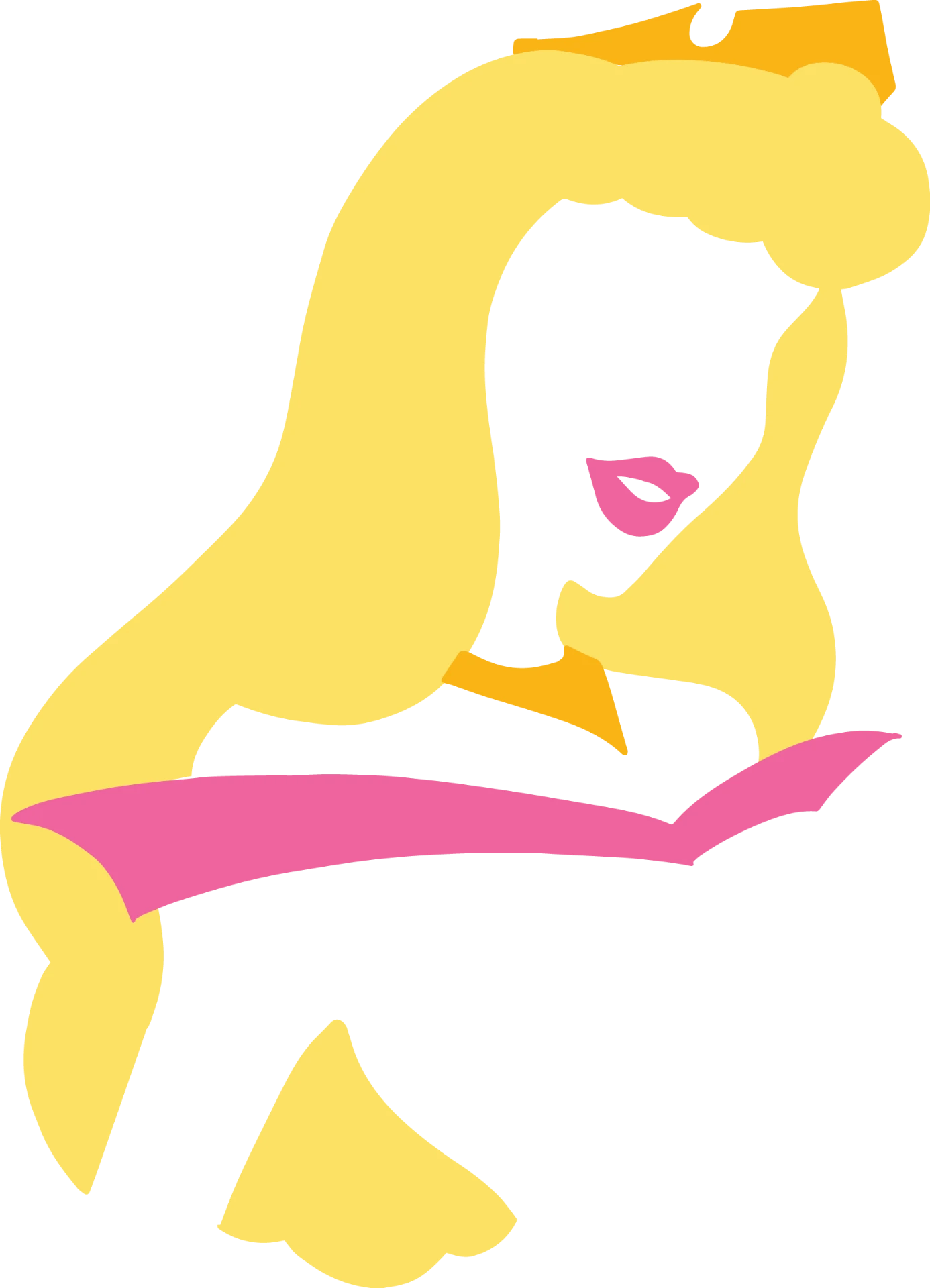Woodland Princess Silhouette Print