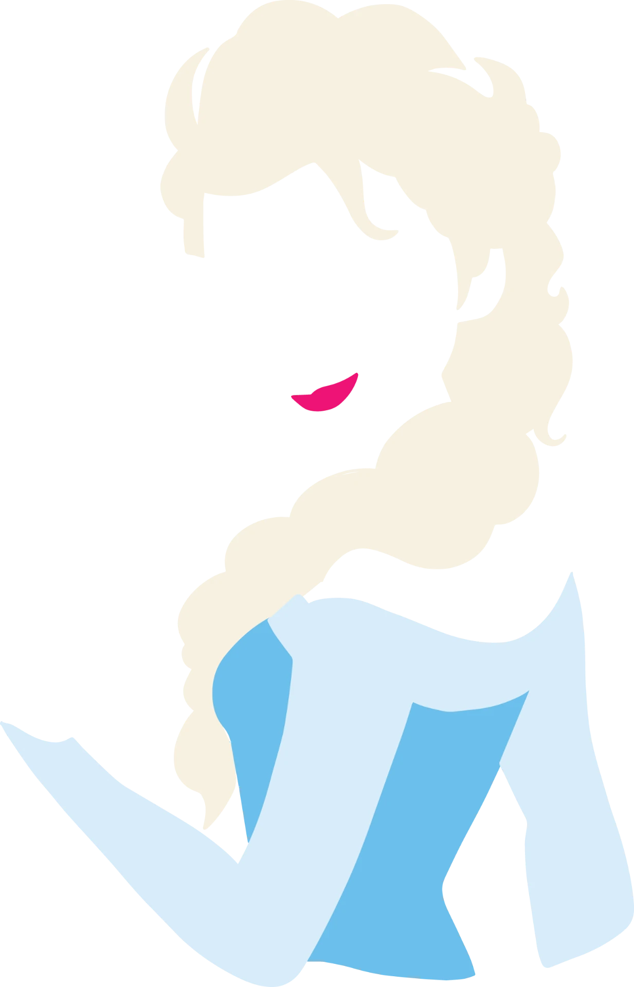 Ice Princess Silhouette Print